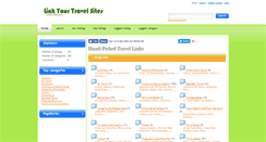 Desktop Screenshot of linkyourtravelsites.com